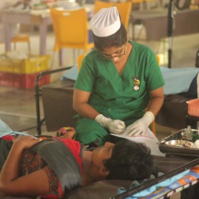 Blood donation camp